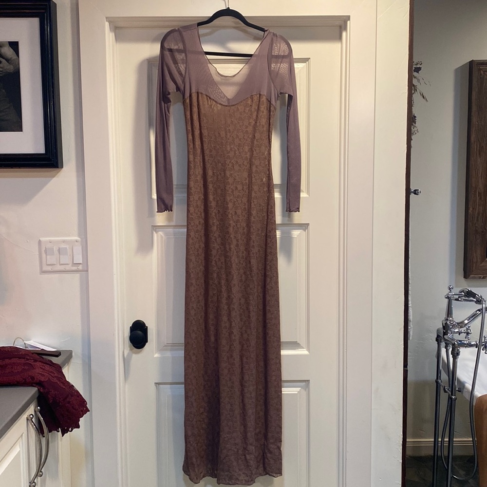 Free people lace maxi dress